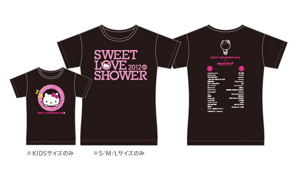 HELLO KITTY×SLS　ロゴTシャツ（ブラック）