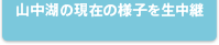 山中湖の現在の様子を生中継