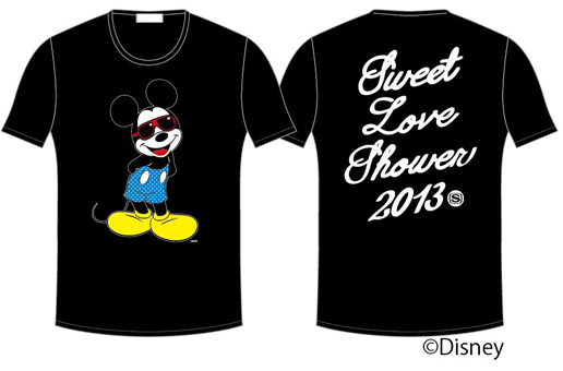 SWEET LOVE SHOWER サングラスMickeyTシャツ(ブラック)