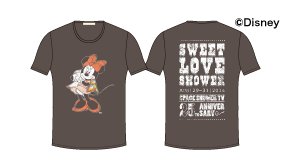 SWEET LOVE SHOWER 2014 / Minnie / Tシャツ（チャコールグレー）