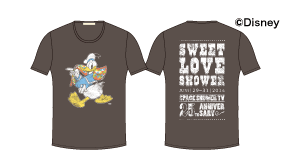 SWEET LOVE SHOWER 2014 / Donald / Tシャツ（チャコールグレー）