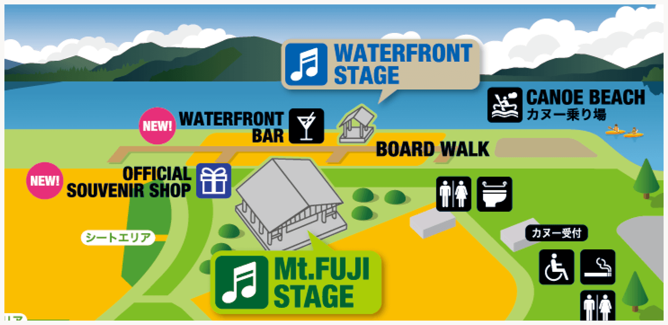 WATERFRONT STAGE AREA MAP