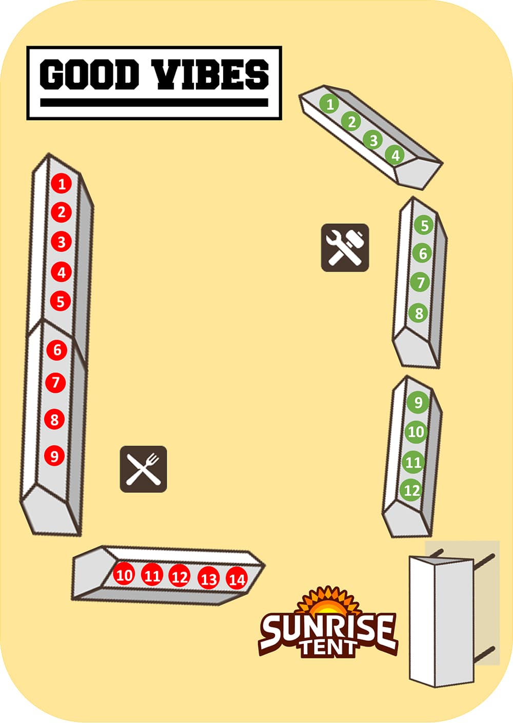 GOOD VIBES AREA マップ