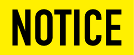 NOTICE